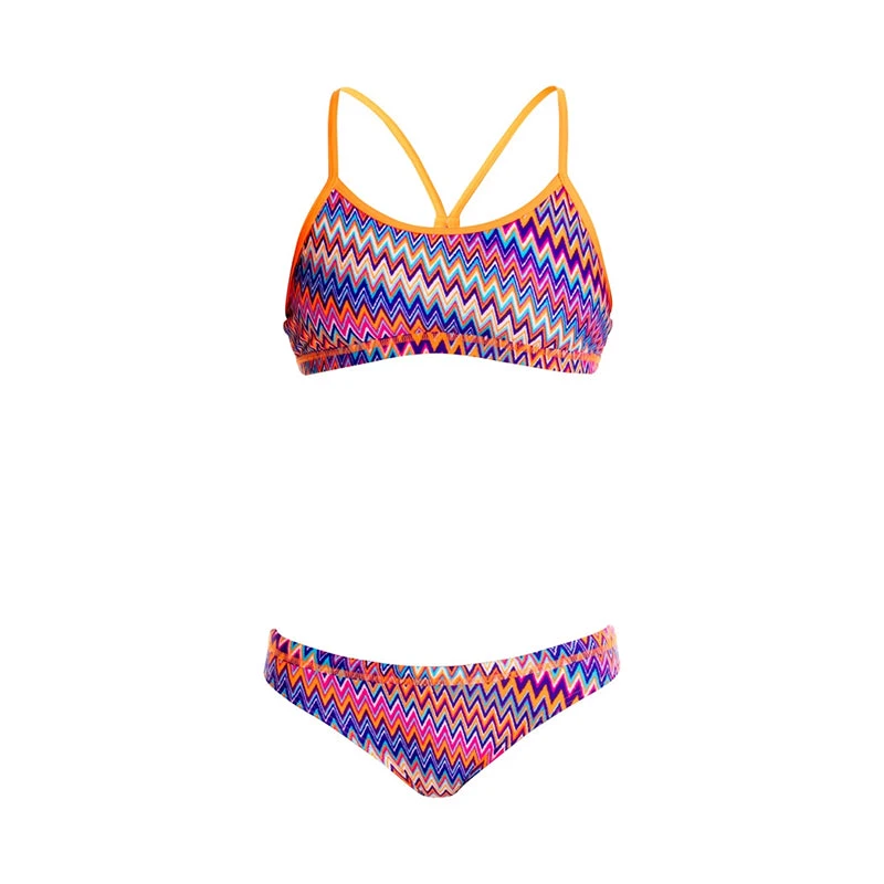 Funkita - Fizz Bomb - Girls Racerback Two Piece 2 Funkita - Fizz Bomb - Girls Racerback Two Piece - Image 2