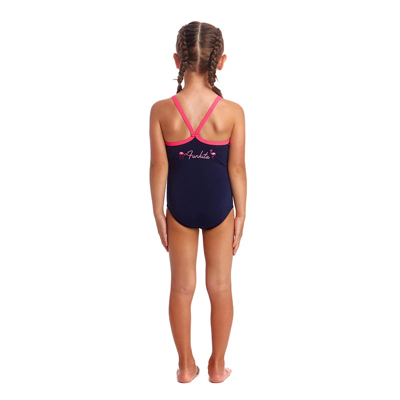 Funkita - Flamingo Flood - Toddler Girls Printed One Piece 3 Funkita - Flamingo Flood - Toddler Girls Printed One Piece - Image 3