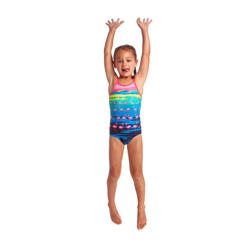 Funkita - Flamingo Flood - Toddler Girls Printed One Piece 4 Funkita - Flamingo Flood - Toddler Girls Printed One Piece - Image 4