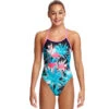 Funkita - Flamingo Night - Girls Single Strap One Piece