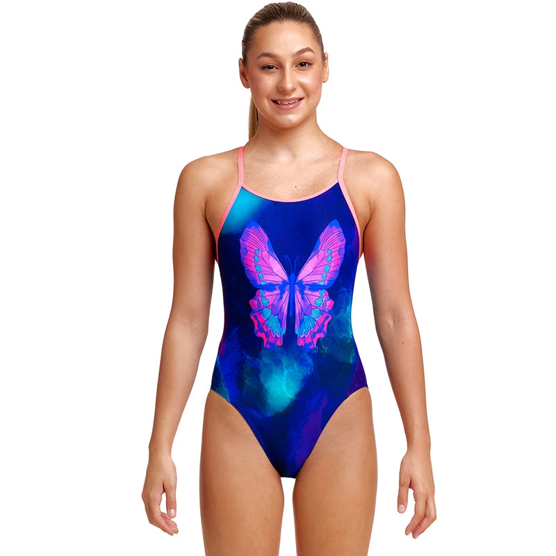 Funkita - Fly Baby - Girls Diamond Back One Piece 1 Funkita - Fly Baby - Girls Diamond Back One Piece