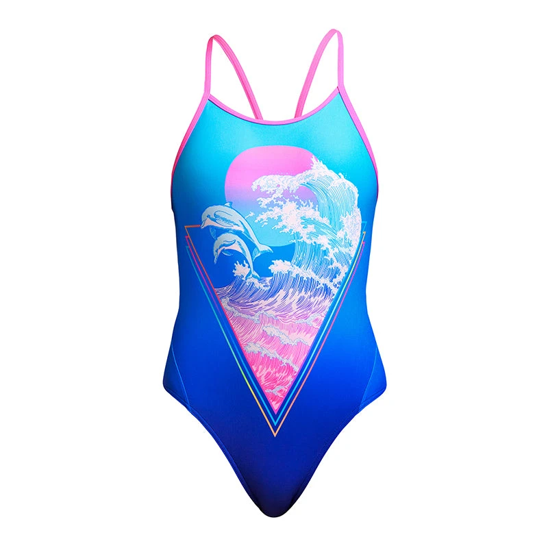 Funkita - Flying Flipper - Girls Diamond Back One Piece 2 Funkita - Flying Flipper - Girls Diamond Back One Piece - Image 2
