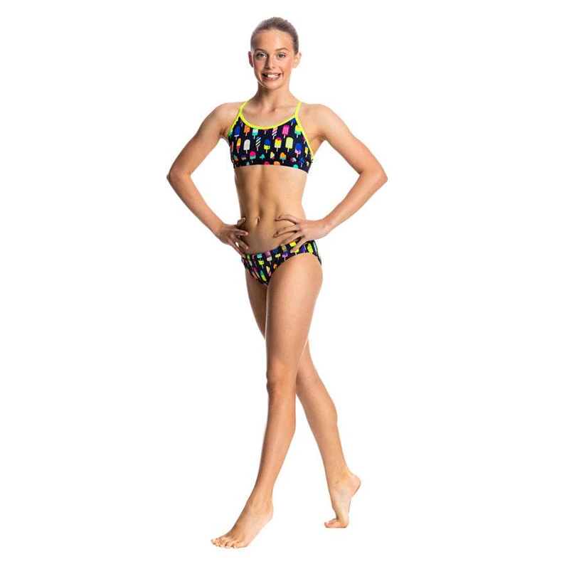Funkita - Frosty Fruits - Girls Racerback Two Piece 4 Funkita - Frosty Fruits - Girls Racerback Two Piece - Image 4