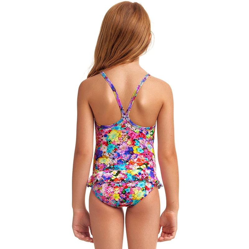 Funkita - Garden Party - Toddler Girl's Belted Frill One Piece 3 Funkita - Garden Party - Toddler Girl's Belted Frill One Piece - Image 3