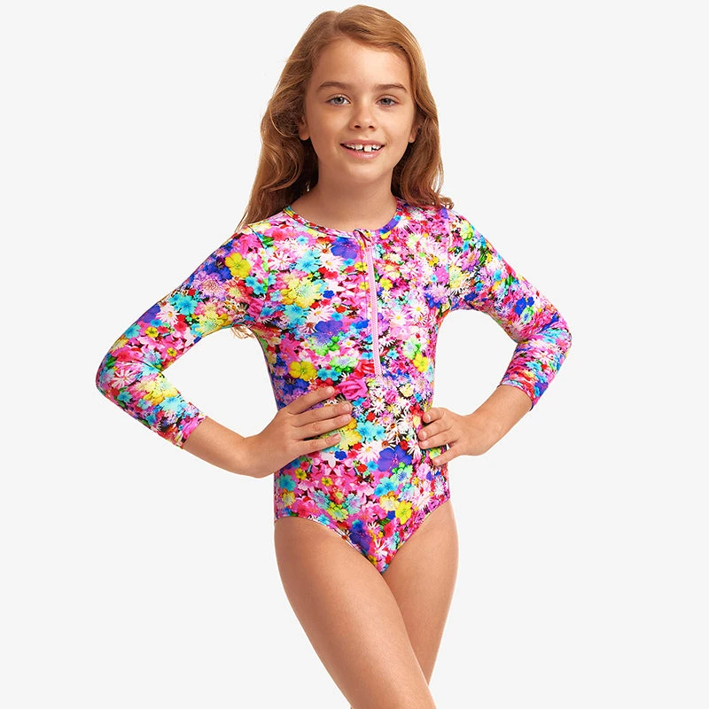 Funkita - Garden Party - Toddler Girls Sun Cover One Piece 4 Funkita - Garden Party - Toddler Girls Sun Cover One Piece - Image 4