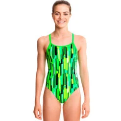 Funkita - Acid Rain - Girls Diamond Back One Piece