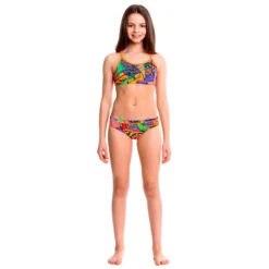 Funkita - Cubism Chaos - Girls Racerback Two Piece 5 Funkita - Cubism Chaos - Girls Racerback Two Piece -Swim and Beyond funkita girls swimwear cubism chaos racerback two piece 3