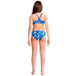 Funkita - Platinum Power - Girls Racerback Two Piece 6 Funkita - Platinum Power - Girls Racerback Two Piece -Swim and Beyond funkita girls swimwear platinum power two piece 3