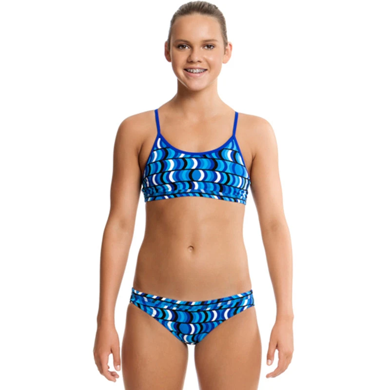 Funkita - Sea Sculptures - Girls Racerback Two Piece 1 Funkita - Sea Sculptures - Girls Racerback Two Piece