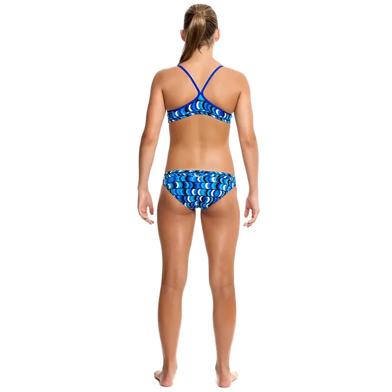 Funkita - Sea Sculptures - Girls Racerback Two Piece 2 Funkita - Sea Sculptures - Girls Racerback Two Piece - Image 2