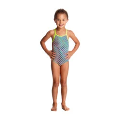 Funkita - Glitter Girl - Toddlers Girls One Piece -Swim and Beyond funkita glitter girl toddlers girls one piece swimsuit 2
