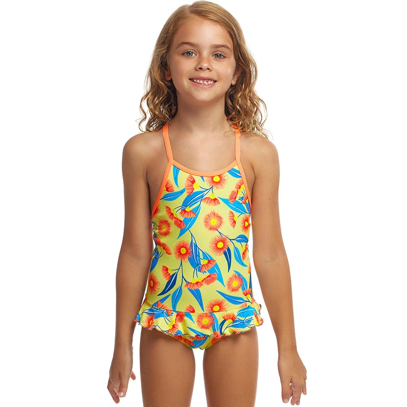 Funkita - Gummy Bear - Toddler Girls Belted Frill One Piece 1 Funkita - Gummy Bear - Toddler Girls Belted Frill One Piece