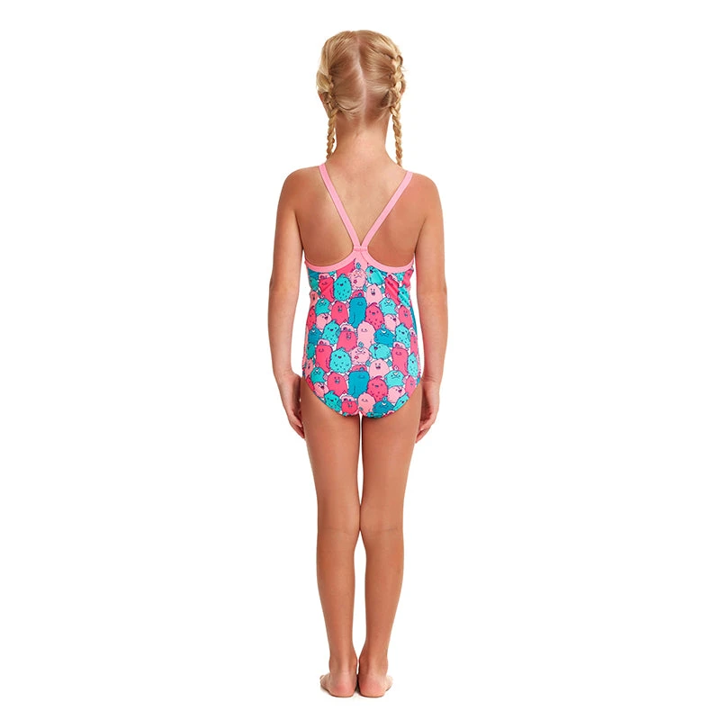 Funkita - Happy Blobs - Toddler Girls Printed One Piece 3 Funkita - Happy Blobs - Toddler Girls Printed One Piece - Image 3