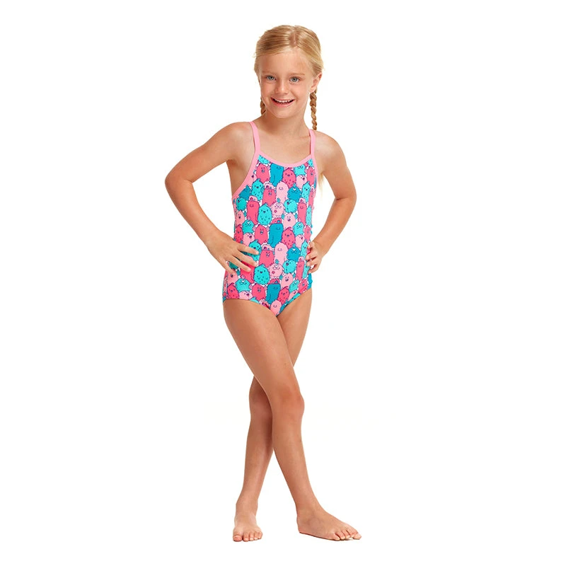 Funkita - Happy Blobs - Toddler Girls Printed One Piece 5 Funkita - Happy Blobs - Toddler Girls Printed One Piece - Image 5
