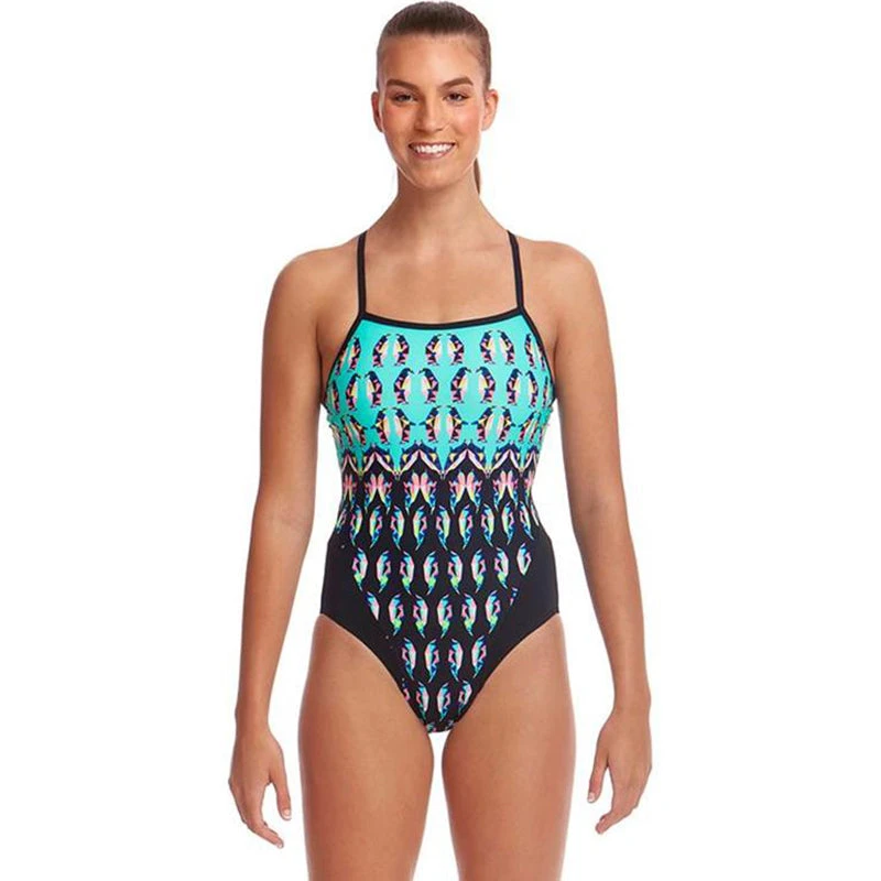 Funkita - Happy Feet - Ladies Single Strap One Piece 1 Funkita - Happy Feet - Ladies Single Strap One Piece