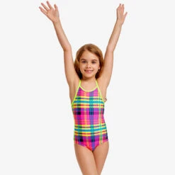 Funkita - Happy Highlander - Toddler Girls Printed One Piece -Swim and Beyond funkita happy highlander toddler girls printed one piece 4