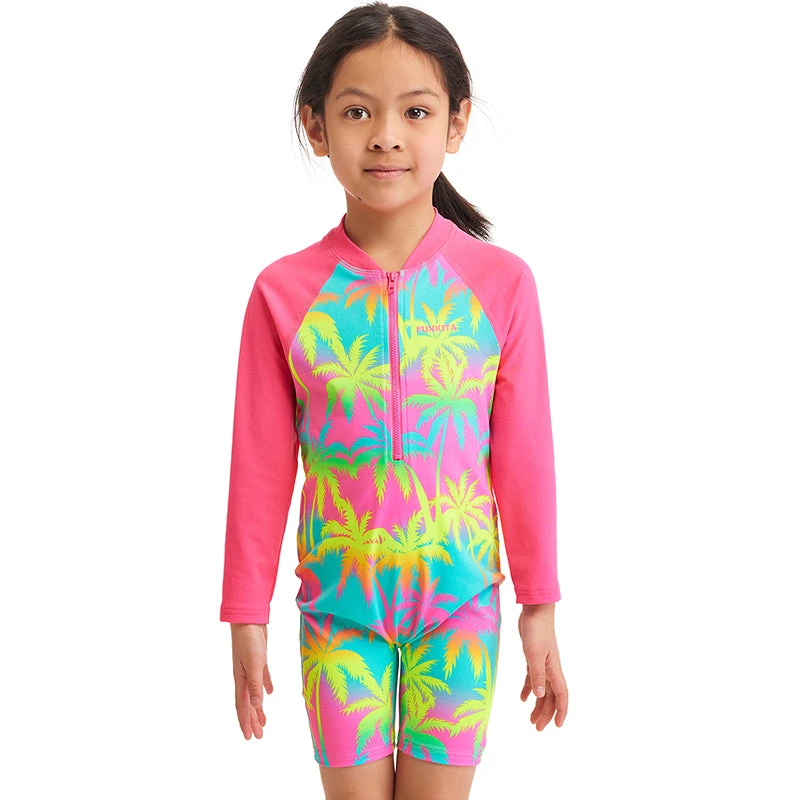 Funkita - Hawaiian Heaven - Toddler Girl's Go Jump Suit 1 Funkita - Hawaiian Heaven - Toddler Girl's Go Jump Suit