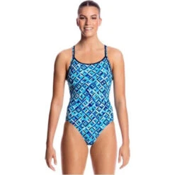Funkita - Ice Attack - Ladies Diamond Back One Piece