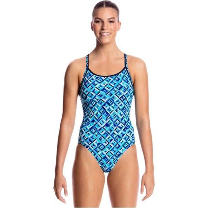 Funkita - Ice Attack - Ladies Diamond Back One Piece 1 Funkita - Ice Attack - Ladies Diamond Back One Piece