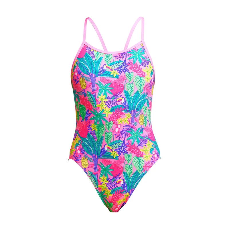 Funkita - Jungle Party - Girls Single Strap One Piece 2 Funkita - Jungle Party - Girls Single Strap One Piece - Image 2