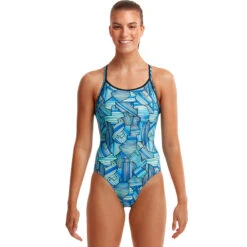Funkita - Land Grab - Ladies Diamond Back One Piece