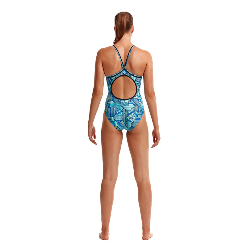 Funkita - Land Grab - Ladies Diamond Back One Piece 3 Funkita - Land Grab - Ladies Diamond Back One Piece - Image 3