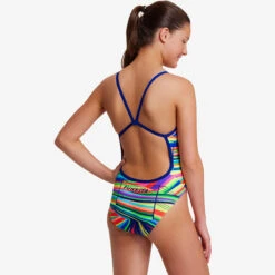 Funkita - Land Lines - Girls Single Strap One Piece 8 Funkita - Land Lines - Girls Single Strap One Piece -Swim and Beyond funkita land lines girls single strap one piece 4