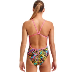 Funkita - Large Lillies - Girls Single Strap One Piece -Swim and Beyond funkita large lillies girls single strap one piece 3