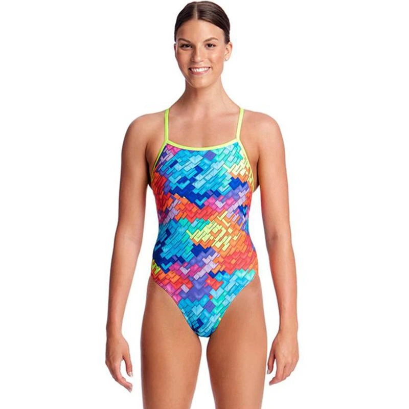 Funkita - Layer Cake - Ladies Tie Me Tight One Piece 1 Funkita - Layer Cake - Ladies Tie Me Tight One Piece