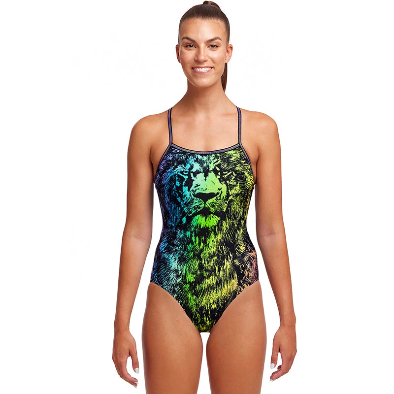Funkita - Lion Eyes - Ladies Single Strap One Piece 1 Funkita - Lion Eyes - Ladies Single Strap One Piece