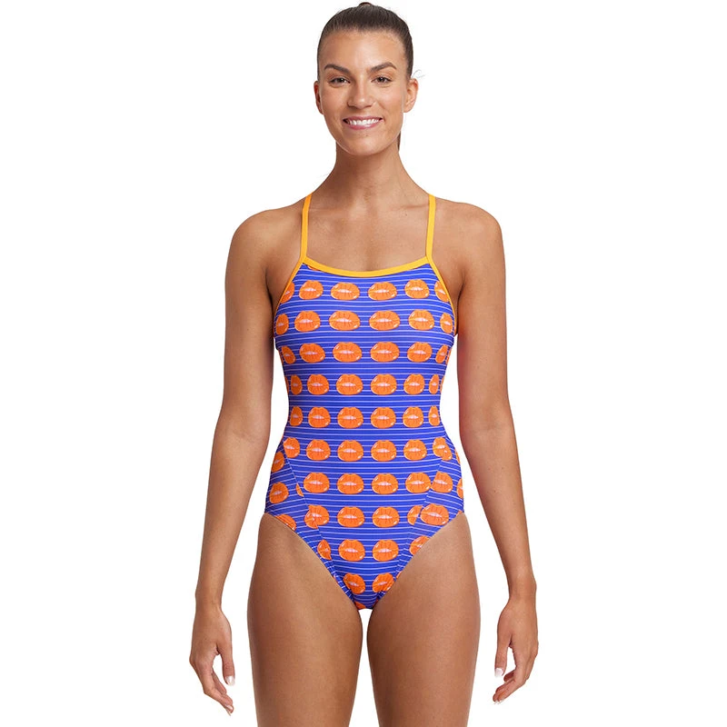 Funkita - Lippy Love - Ladies Single Strap One Piece 1 Funkita - Lippy Love - Ladies Single Strap One Piece