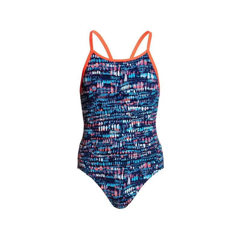 Funkita - Lotsa Dots - Girls Diamond Back One Piece 2 Funkita - Lotsa Dots - Girls Diamond Back One Piece - Image 2