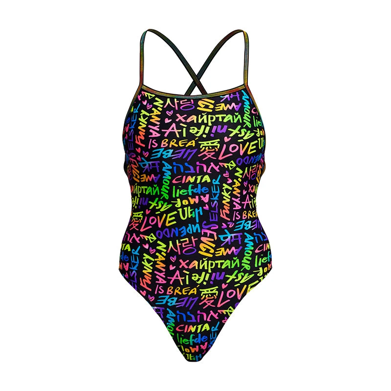 Funkita - Love Funky - Ladies Strapped In One Piece 2 Funkita - Love Funky - Ladies Strapped In One Piece - Image 2