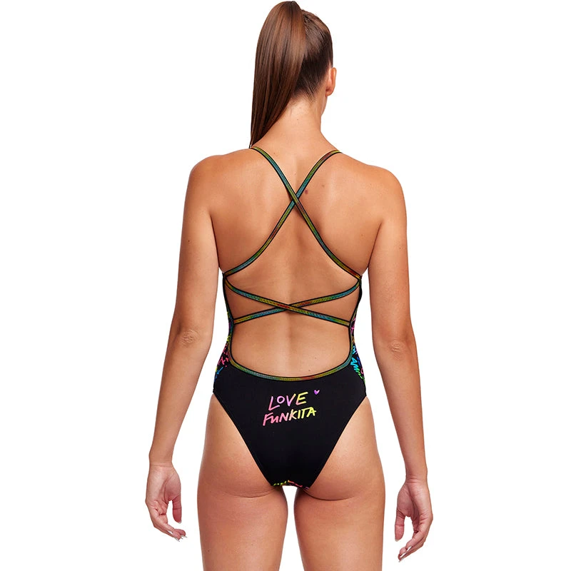 Funkita - Love Funky - Ladies Strapped In One Piece 3 Funkita - Love Funky - Ladies Strapped In One Piece - Image 3