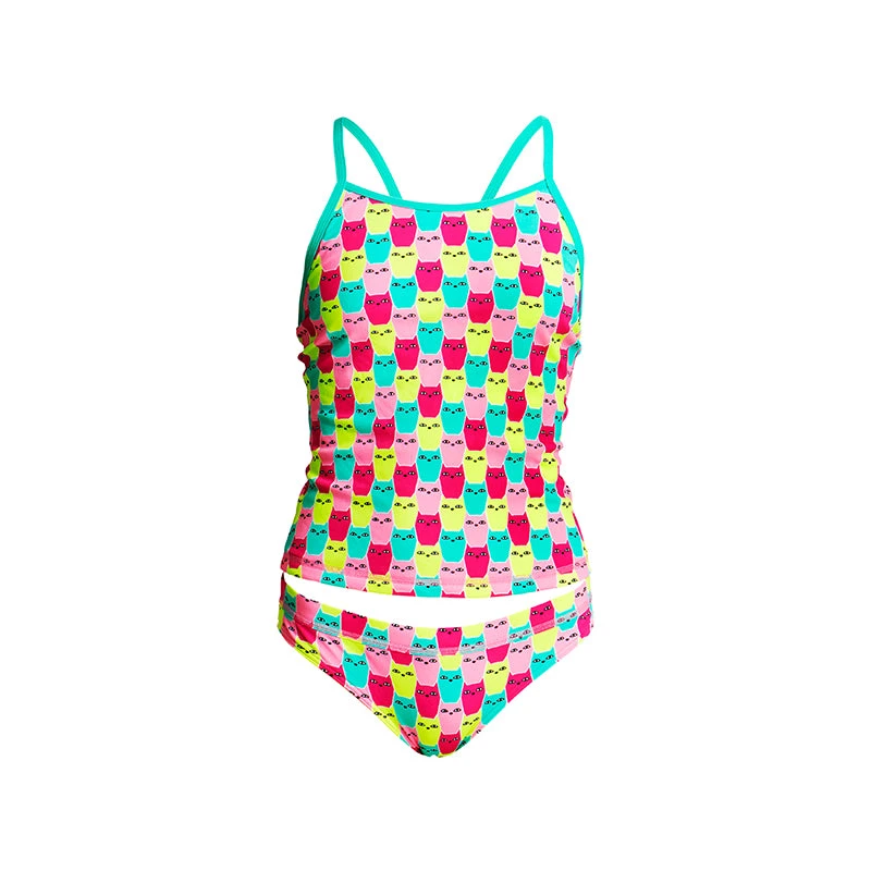 Funkita - Minty Mittens - Girls Tankini Two Piece 2 Funkita - Minty Mittens - Girls Tankini Two Piece - Image 2