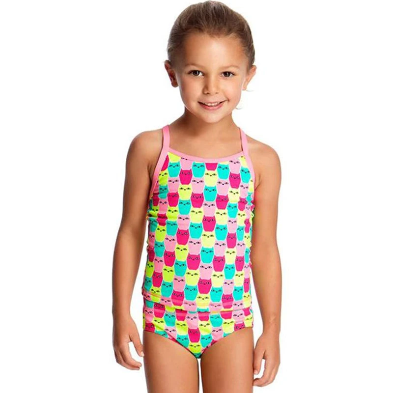 Funkita - Minty Mittens - Toddlers Girls Tankini Two Piece 1 Funkita - Minty Mittens - Toddlers Girls Tankini Two Piece