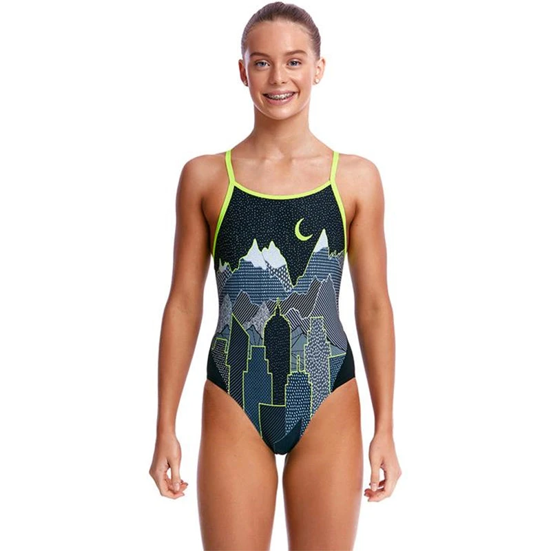 Funkita - Moonlighting - Girls Diamond Back One Piece 1 Funkita - Moonlighting - Girls Diamond Back One Piece