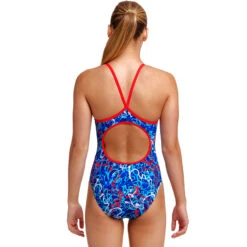 Funkita - Mr Squiggle - Girls Diamond Back One Piece -Swim and Beyond funkita mr squiggle girls diamond back one piece 3