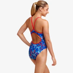 Funkita - Mr Squiggle - Girls Diamond Back One Piece -Swim and Beyond funkita mr squiggle girls diamond back one piece 4