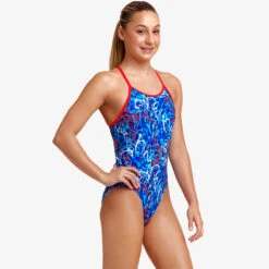 Funkita - Mr Squiggle - Girls Diamond Back One Piece -Swim and Beyond funkita mr squiggle girls diamond back one piece 5