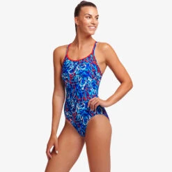 Funkita - Mr Squiggle - Ladies Diamond Back One Piece 11 Funkita - Mr Squiggle - Ladies Diamond Back One Piece -Swim and Beyond funkita mr squiggle ladies diamond back one piece 5