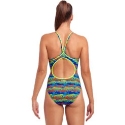 Funkita - No Cheating - Ladies Eco Diamond Back One Piece -Swim and Beyond funkita no cheating ladies eco diamond back one piece 3