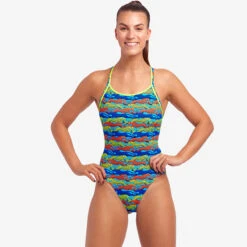 Funkita - No Cheating - Ladies Eco Diamond Back One Piece -Swim and Beyond funkita no cheating ladies eco diamond back one piece 5