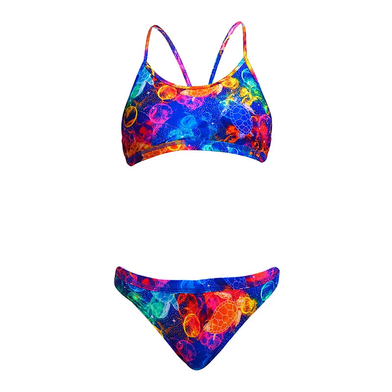 Funkita - Ocean Galaxy - Girls Racerback Two Piece 2 Funkita - Ocean Galaxy - Girls Racerback Two Piece - Image 2