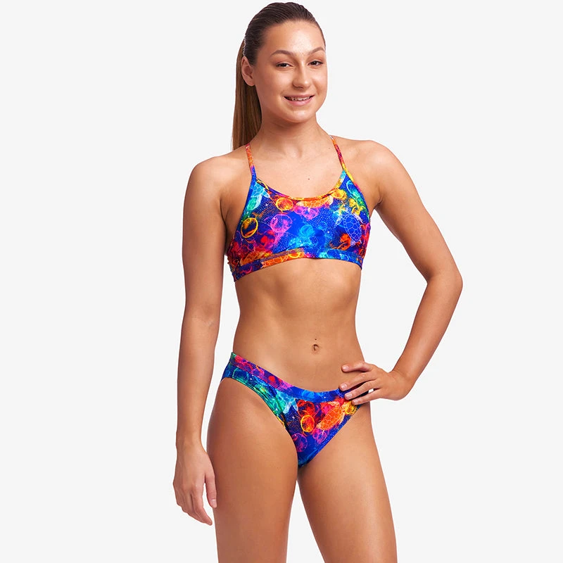 Funkita - Ocean Galaxy - Girls Racerback Two Piece 5 Funkita - Ocean Galaxy - Girls Racerback Two Piece - Image 5