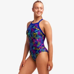Funkita - Oyster Saucy - Ladies Sky Hi One Piece -Swim and Beyond funkita oyster saucy ladies sky hi one piece 5