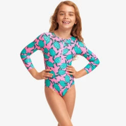 Funkita - Paddling Pink - Toddler Girls Sun Cover One Piece 7 Funkita - Paddling Pink - Toddler Girls Sun Cover One Piece -Swim and Beyond funkita paddling pink toddler girls sun cover one piece 4