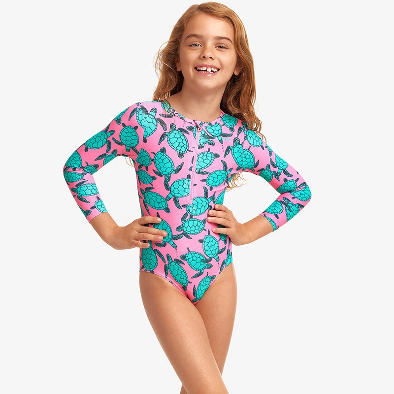 Funkita - Paddling Pink - Toddler Girls Sun Cover One Piece 4 Funkita - Paddling Pink - Toddler Girls Sun Cover One Piece - Image 4
