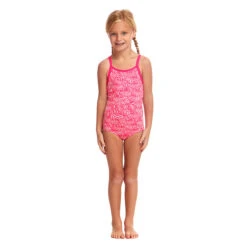 Funkita - Painted Pink - Toddler Girls Eco One Piece -Swim and Beyond funkita painted pink toddler girls eco one piece 4