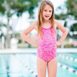 Funkita - Painted Pink - Toddler Girls Eco One Piece -Swim and Beyond funkita painted pink toddler girls eco one piece 8